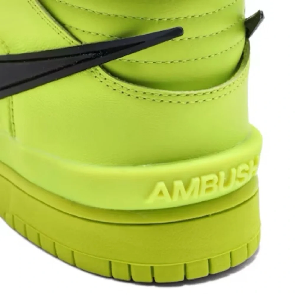 Nike x AMBUSH Nike Dunk Hi Flash Lime with Box